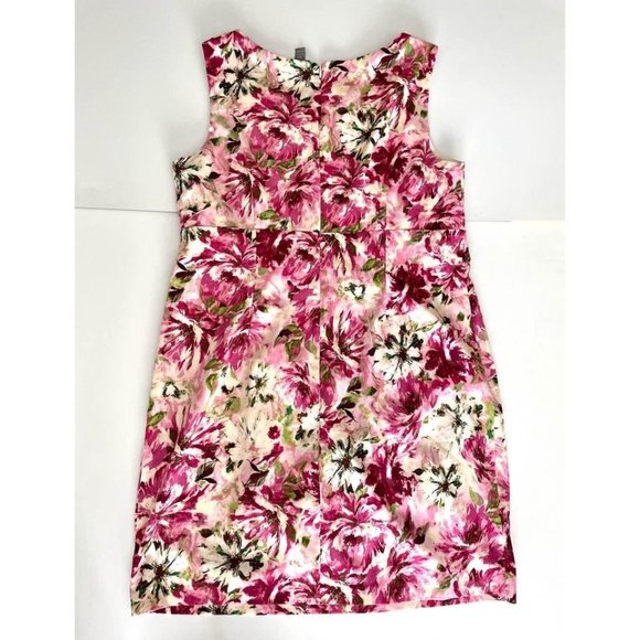 Rabbit Rabbit Rabbit Floral Party Dress Ruffle neck Plus 18W / 2X - Picture 4 of 8